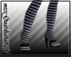 Striped boots
