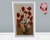 Lrg. Frame White Poppies