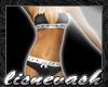 (L) Black/White Bikini