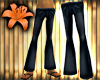 Flare Denim: Dark Pin