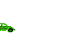 Animated Green VW Beetle