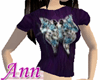 Purple Butterfly top