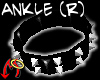 DblStud Ankle Rt Black