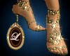 LIZ golden heels