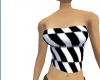 checkered tube top