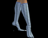 [C] Blue Burberry Boots