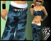 -tx- Camobabe blue pants