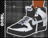 High Dunks white n black