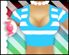 *CS* short blue stripes
