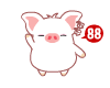 [spork] waving piggy