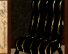 Product Image for I~Blk&Brass Retro Chair