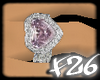 Pink Diamond Heart Ring
