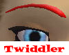 Bevel Eyebrows Red