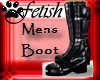 [tes] Mens Zipper Boot