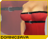 Belts Top - Black-Red