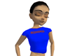 IMVU blue Tee