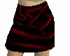 red silk skirt