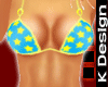 [*K] Yellow Star Bikini
