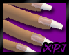 French tip Long Nails