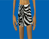 Zebra skin skirt