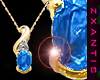 Oval Sapphire Necklace