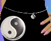 Silver Yin-Yang Belly Ch