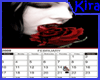 Gothic Female Calendar