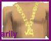 muscle skin gold chain