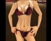 Burgandy Bikini