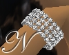 ~N~ Diamond Silver Brace