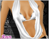 ANN Sequined Cowl WHITE