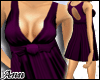 ANN Oval Back Dress PURP