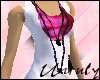 White & Pink Long Top
