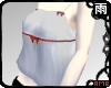 White Babydoll Top Red