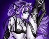Cartoon cat girl