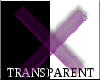 Purple X Tape Sticker