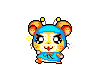 Cute Blue Hamster