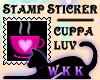 WKK- Cuppa Love stamp sticker