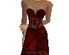 brick red summer dress