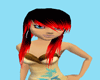 HiKARU black/red hair