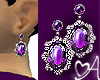 Amethyst Oval Earrings