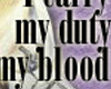 gun and blood sticker