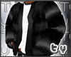 [TY] Retro Blk Puff Coat