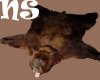 ~NS~ Brown bear rug
