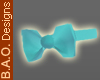 BAO Teal Bow Tie