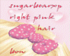 *sb* right pink bow