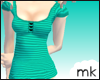 [MK] Stripe Tee SeaGreen