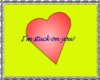 Stuck on you!
