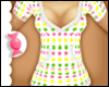 *CS* Pnk Grn & Ylo Top