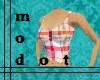 {MD} Plaid Button Tank